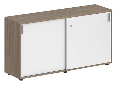 Шкаф купе низкий, с замком SG.701.WH.WH