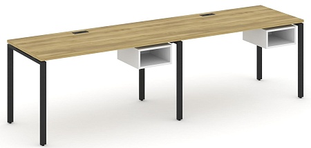 Рабочая станция односторонняя с подвесными тумбами на 2 места CN.ORS-103