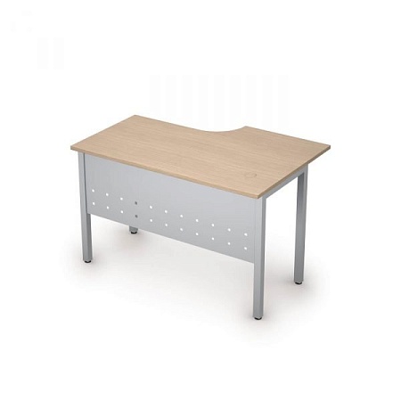 Стол на металлических опорах, экран металл 2МК.141L