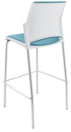 RESTART барный, каркас Хром, Пластик Белый ЦБ-00011310