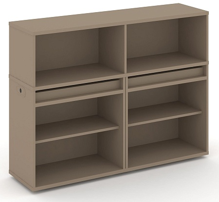 Набор №1. Тумба двойная + низкая надставка ES.NB.2N-1