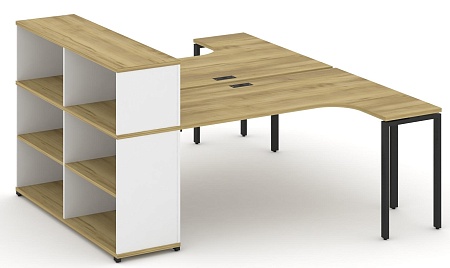 Рабочая станция с опорным стеллажом с надставкой низкой CN.DSA-206