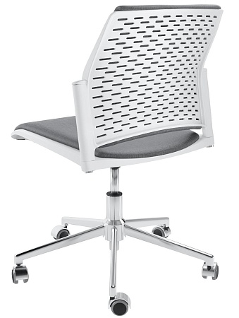 REWIND Кресло, каркас Хром, Пластик Белый ЦБ-00014035