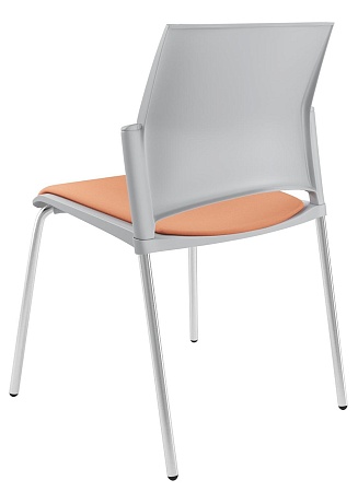 RESTART Стул, каркас Хром, Пластик Серый ЦБ-00014010