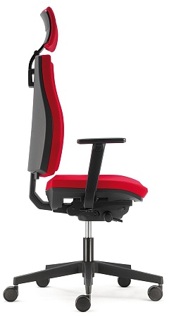 Кресло перм, 2D, черн,подг JOB 215 2D black MH YI386 headrest