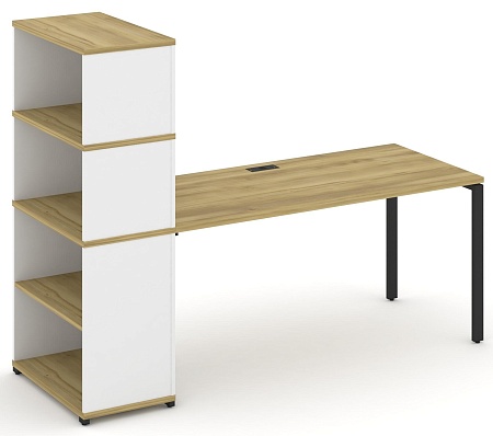 Стол рабочий с опорным стеллажом с надставкой высокой CN.SP-216