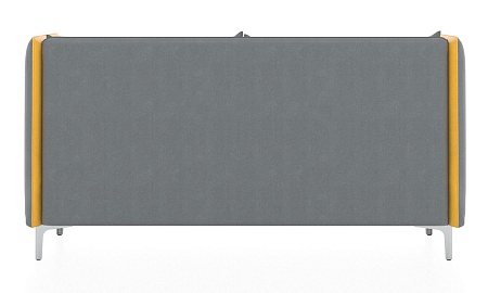 2-х местный диван низкий ГРАФИТ Н