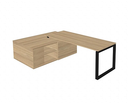 Стол руководителя с тумбой RD-180.1+ RD 38L