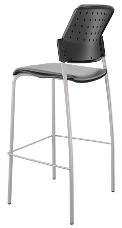 MOVIE барный, каркас Серый, Пластик Черный ЦБ-00011518