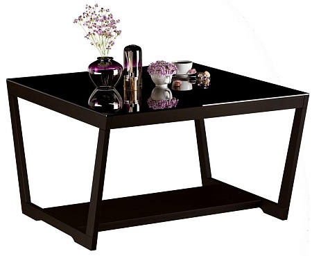 Журнальный столик Beauty Style 1 (Венге/Черное сте...