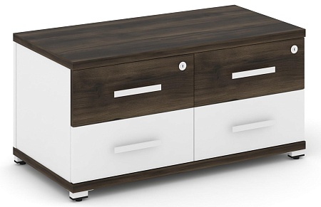 Тумба приставная широкая 4 ящика. CN.TSP-001 B/W