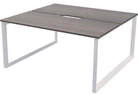 Бенч двойной на 2 рабочих места на металлокаркасе НТМП.О.Б2-180