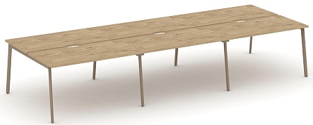 Рабочая станция на 6 мест с вырезом ES.D.RS-6.3-VP