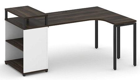 Стол эргономичный с опорным стеллажом с верхним горизонтом правый CN.SA-203(R)