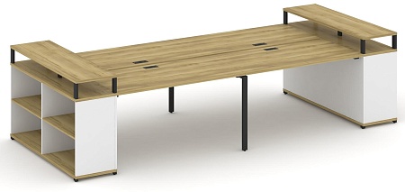 Рабочая станция с опорными стеллажами с верхними горизонтами CN.DRS-251