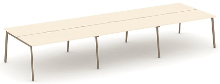 Рабочая станция на 6 мест с вырезом ES.D.RS-6.4-VP