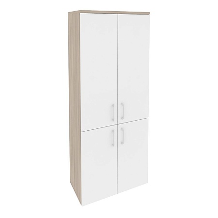 Шкаф высокий широкий (2 низких фасада ЛДСП + 2 средних фасада ЛДСП) O.ST-1.3