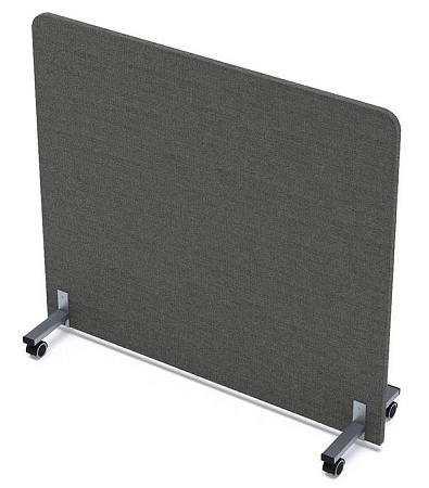 Акустическая мобильная перегородка на стационарных...