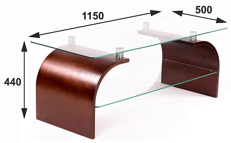 Журнальный столик Гурон 2 (Вишня)