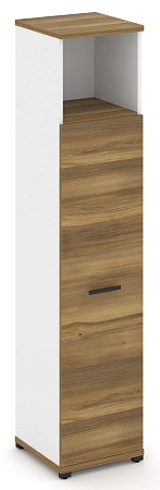 Шкаф одна узкая секция, 5 ниш ( фасад ЛДСП накладной на 4 ниши ) CN.STU-516 B/W