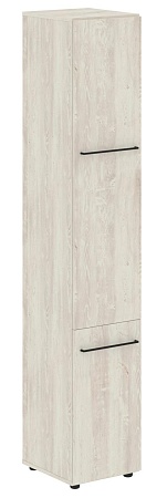 Шкаф колонка с глухой средней и малой дверью LHC 40.3