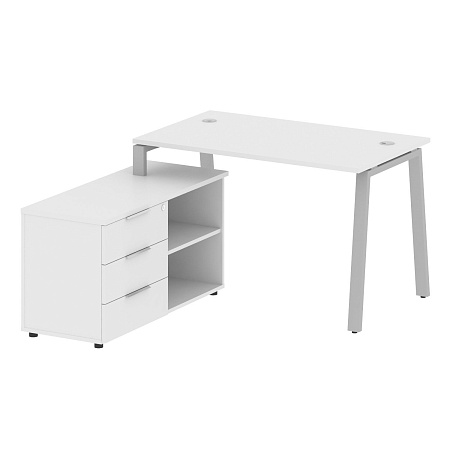 Рабочая станция на А-образном м/к с опорной тумбой левая БА.РС-СТС-2.2 Л