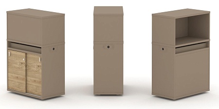 Набор №3. Тумба одиночная + низкая надставка ES.NB.1N-3