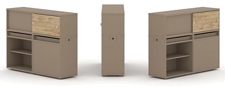 Набор №13. Тумба двойная + низкая надставка ES.NB.2N-13