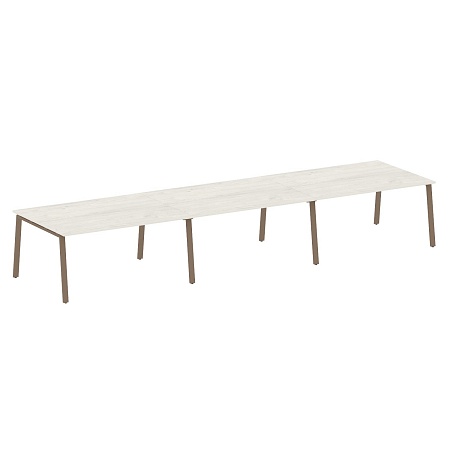 Переговорный стол (3 столешницы) на А-образном м/к БА.ПРГ-3.4