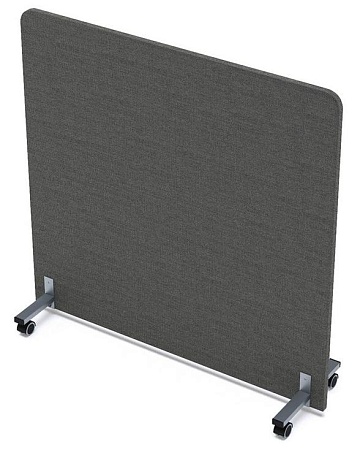 Акустическая мобильная перегородка на стационарных...