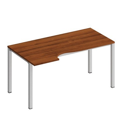 Стол эргономичный левый на металлокаркасе КФ К.1139