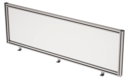 Барьер фронтальный в алюминевом профиле, вставка с...