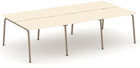 Рабочая станция на 6 мест с вырезом ES.D.RS-6.1-VK