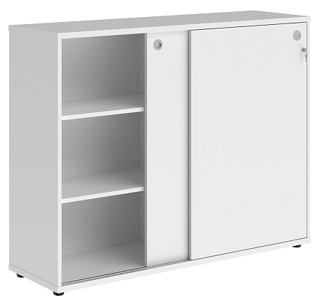 Шкаф средний со слайд дверьми XMC 1443