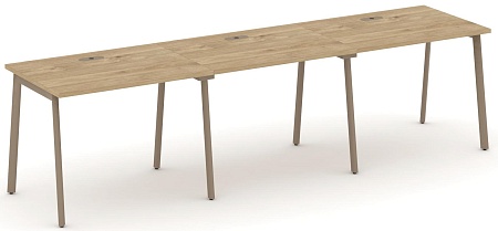 Рабочая станция на 3 места с лючком ES.RS-3.1-LP