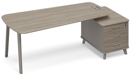 Стoл руководителя (тип 3) опорная тумба малая ТМ М1 120