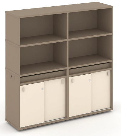 Набор №7. Тумба двойная + высокая надставка ES.NB.2V-7