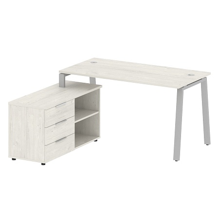 Рабочая станция на А-образном м/к с опорной тумбой левая БА.РС-СТС-2.3 Л