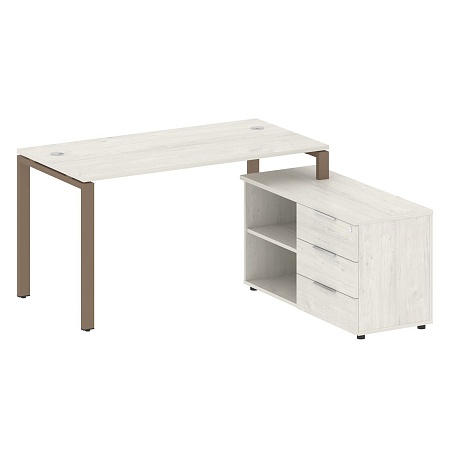 Рабочая станция с опорной тумбой правая БП.РС-СТС -2.3 Пр