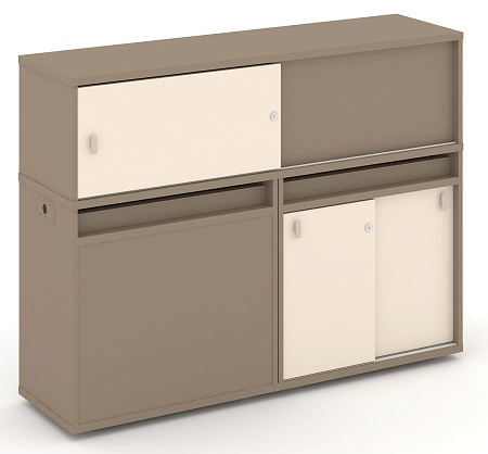 Набор №22. Тумба двойная + низкая надставка ES.NB.2N-22