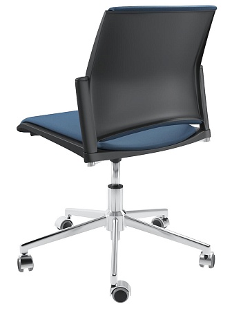 RESTART Кресло, каркас Хром, Пластик Черный ЦБ-00014001