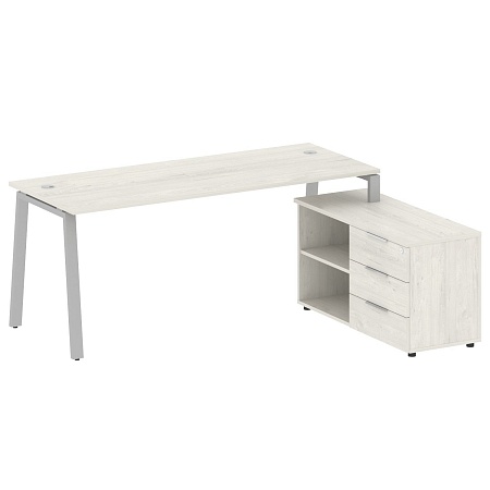 Рабочая станция на А-образном м/к с опорной тумбой правая БА.РС-СТС-2.5 Пр