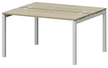 Бенч двойной на металлокаркасе СМС2-П-10К.120.Пр50