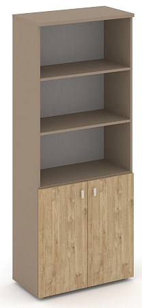 Шкаф высокий широкий (2 низких фасада ЛДСП) ES.ST-1.1