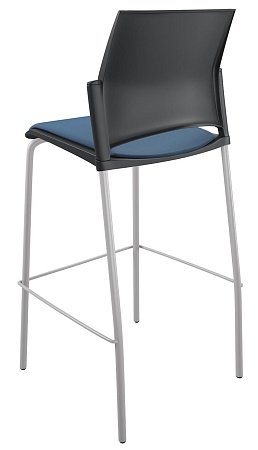 RESTART барный, каркас Серый, Пластик Черный ЦБ-00014030