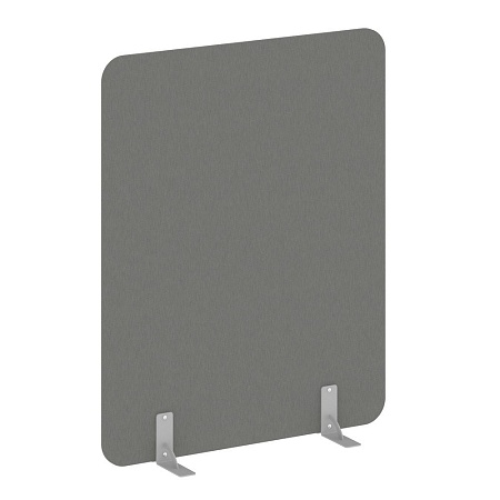 Перегородки на металлических опорах на фетровых по...