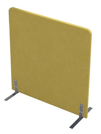 Акустическая мобильная перегородка на стационарных...