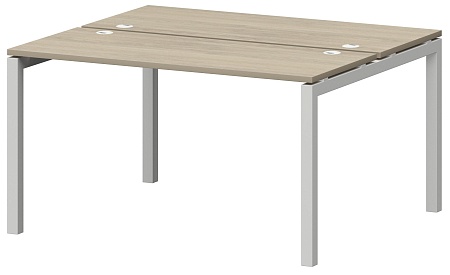 Бенч двойной на металлокаркасе СМС2-П-16К.120.Пр50