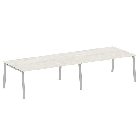 Переговорный стол (2 столешницы) на А-образном м/к БА.ПРГ-2.5