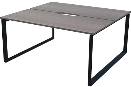 Бенч двойной на 2 рабочих места на металлокаркасе НТМП.О.Б2-200